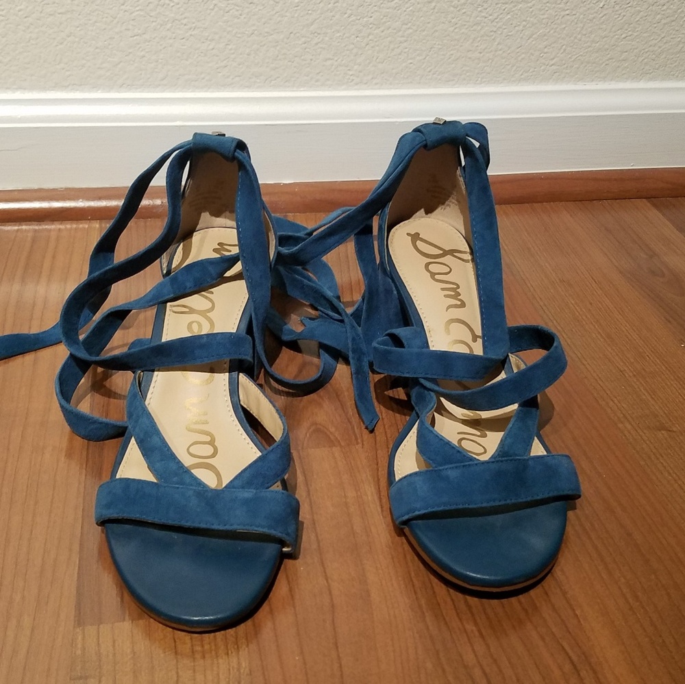 Sam Edelman Strappy Suede Sandals (6 1/2)